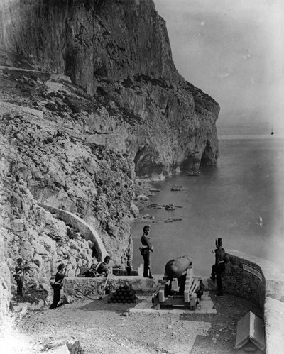 Europa Advance Battery, Gibraltar, c.1868 by British Photographer